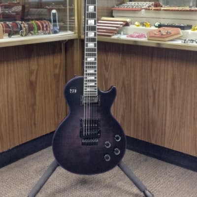 Gibson Les Paul Axcess Custom Purple Widow in Satin Black/Purple w/Full Warranty! image 2