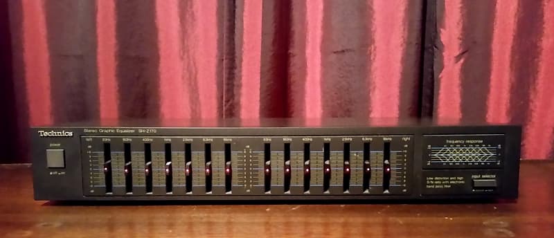 Vintage 1984 Technics SH-Z170 2-Channel 7-Band Stereo Graphic Equalizer outlet TESTED