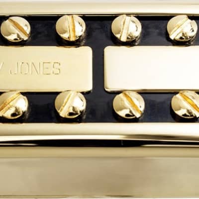 TV Jones TV Classic Plus Universal Mount Gold Bridge Pickup Bundle  w/Strings and Cloth