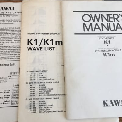 Kawai K1m - classic 1988 8-part synth / synthwave image 2