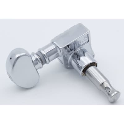 Tuners - Grover, Mid-size Rotomatic, 3 per side, Color: Chrome image 2