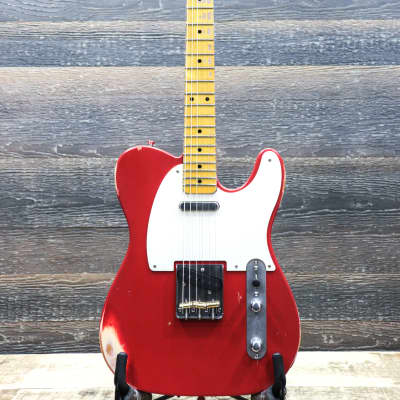 Nash Guitars T57 Dakota Red Medium Aging Finish Lollar Pickups Electric Guitar w/Case image 2