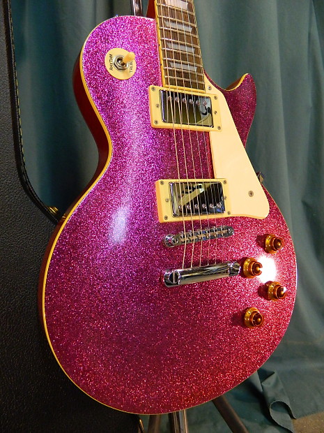 Epiphone les paul pink clearance sparkle