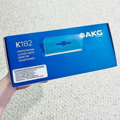 AKG K182 Closed-Back On-Ear Reference Monitor Headphones 2010s - Black image 15