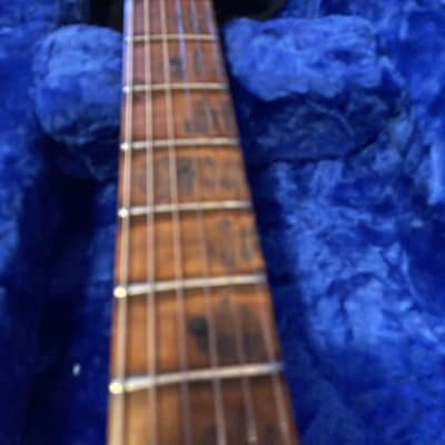 Luthier Built - Fender / JHGW Telecaster Deluxe 2023 - Frost Gold / J Masics Blue Sparkle Super Relic image 11