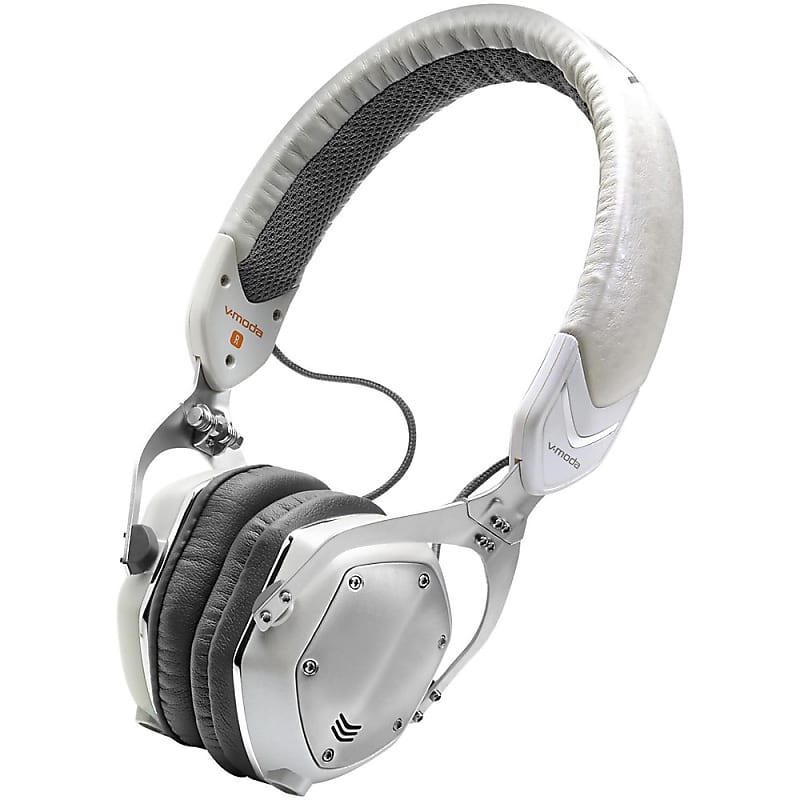 V-MODA XS On-Ear Foldable Noise-Isolating Headphones Regular White Silver image 1