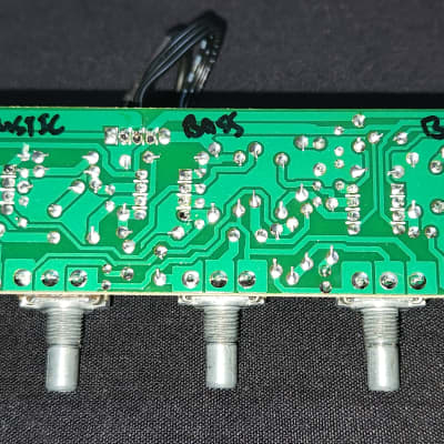 Acoustic Bass B25C Preamp / EQ PCB ***FOR PARTS ONLY*** image 7