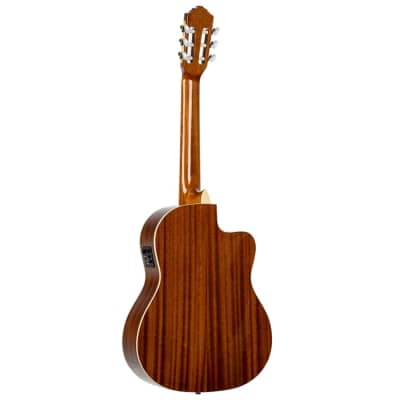 Ortega Family Series Pro Full Size Guitar Solid Spruce/ Mahogany Natural - RCE141NT-L, Left-handed image 6