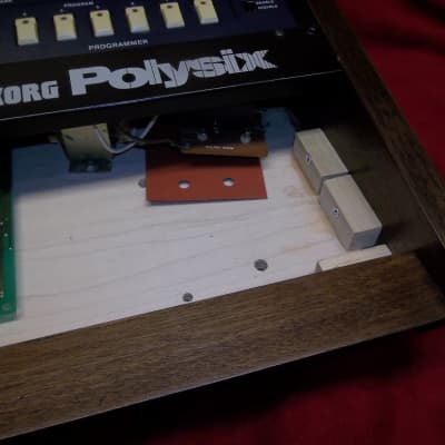 Korg PolySix Synthesizer Replacement Solid Walnut Chassis / Body / Case image 2