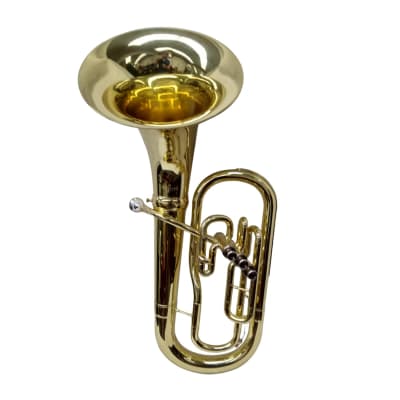 Jupiter JEP466L Convertible 3-Valve Marching Euphonium in Lacquered Brass |  Reverb