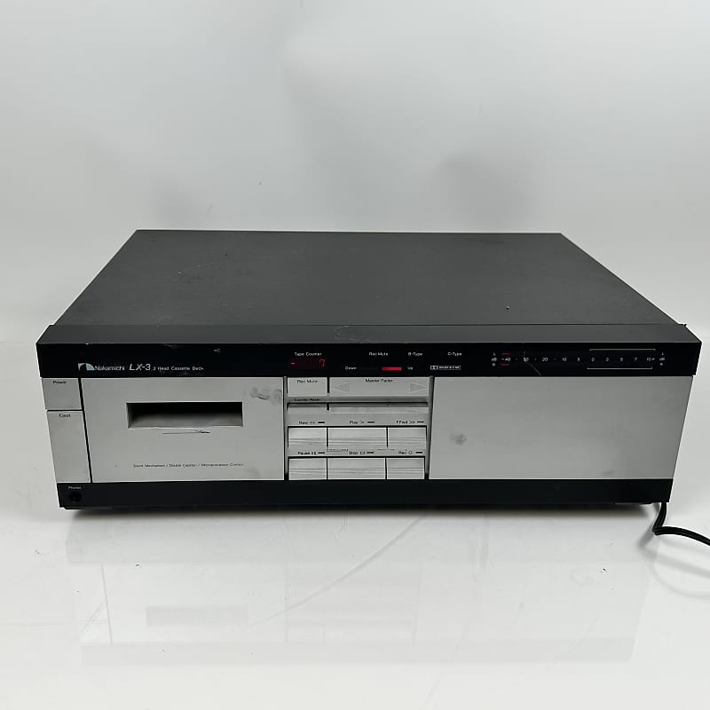 Nakamichi LX-3 Stereo 2 Head Audiophile Cassette Deck  			