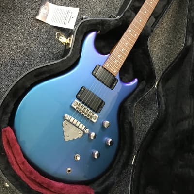 Ibanez Musician MC-100 custom 1977 Metallic custom nascar blue / purple expensive paint made in Japan in very good- excellent condition with hard case image 6