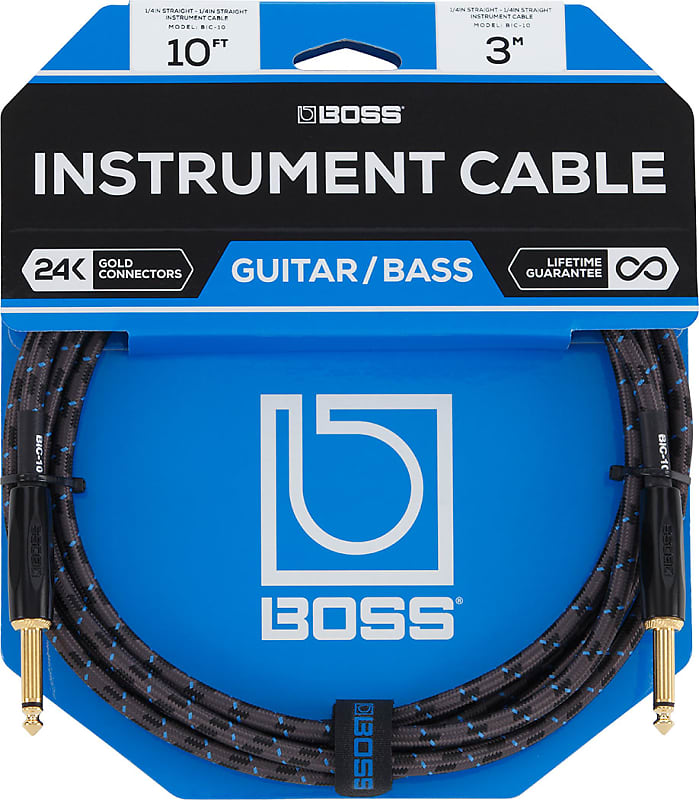 Boss Instrument Cable - 15' Black image 1