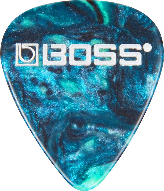 Boss BPK-72-OH Hard Celluloid Guitar Picks (Ocean Turquoise Boss BPK-72-OH Hard Celluloid Guitar Picks (Ocean Turquoise