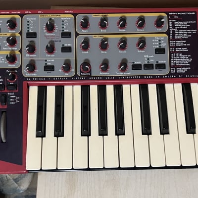 Nord Lead 2 49-Key 12-Voice Polyphonic Synthesizer 1997 - 2003 - Red