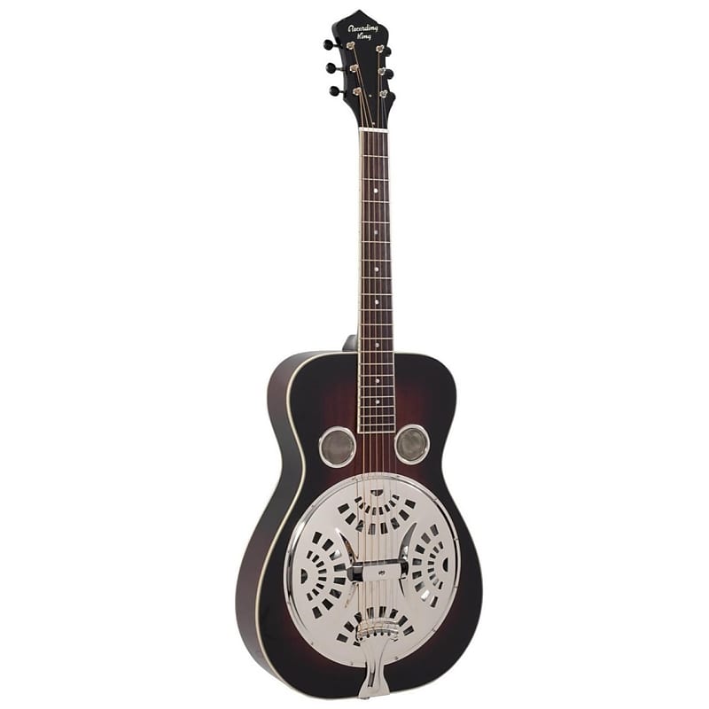 Recording King RR-36-VS Maxwell Series Round Neck Resonator Guitar, Vintage Sunburst image 1