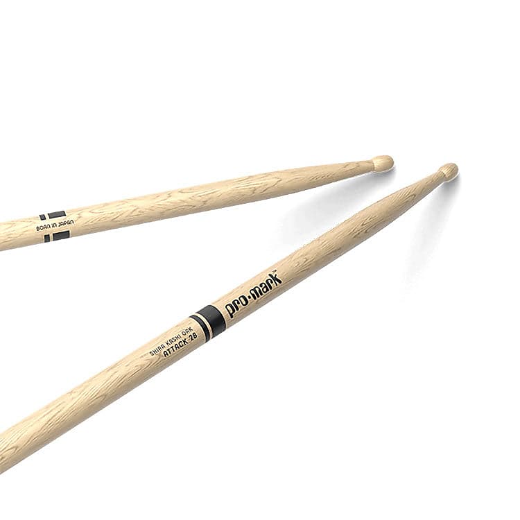 Promark Shira Kashi Oak 2B Wood Tip Drum Stick image 1