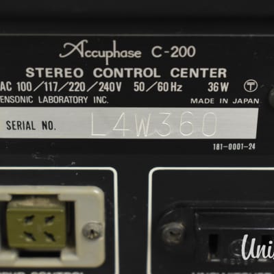 Accuphase Kensonic C-200 Stereo Control Center Amplifier in Very Good Condition image 16
