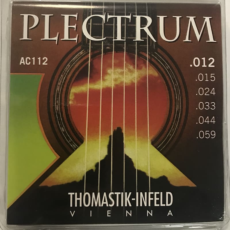 Thomastik Plectrum Hybrid Acoustic Guitar Strings, Med-Light, 12-59 image 1