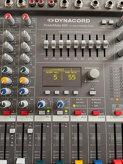 DYNACORD POWERMATE 600 パワードミキサー 動作品 USED Dynacord PowerMate 600 Powered Mixer - Evolution Music
