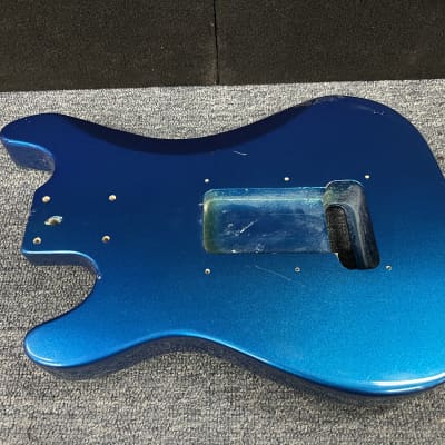 Unbranded  Mini Stratocaster Strat body  - Blue - Project parts image 7