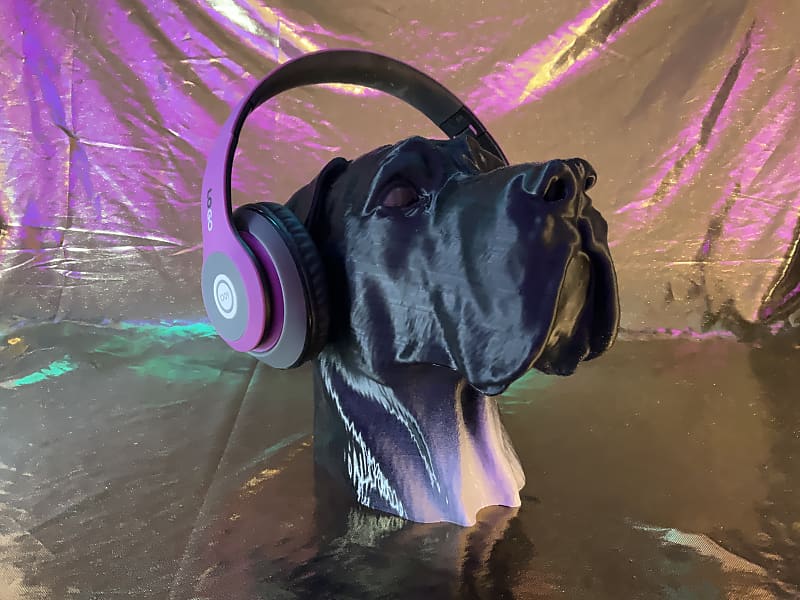 Great Dane Headphone Stand! Airbrushed Dog Headset Holder like Mastiff/Pyrenees/Malamute/Wolfhound image 1