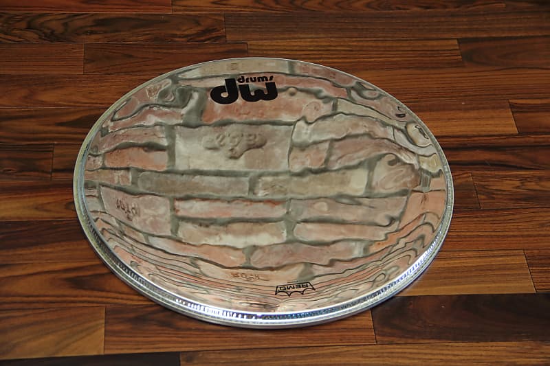 Remo DW Starfire chrome 24 bass drum head Reverb Australia