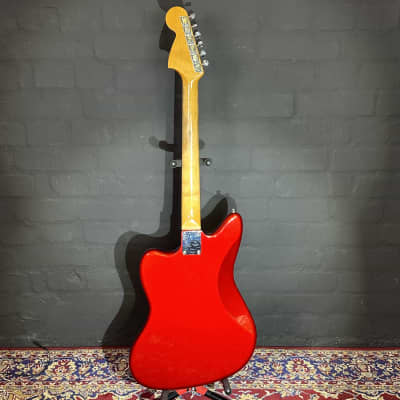 + Video Fender 1965 Candy Apple Red Matching Headstock With Neck Binding Guitarsmith Custom Guitar image 25