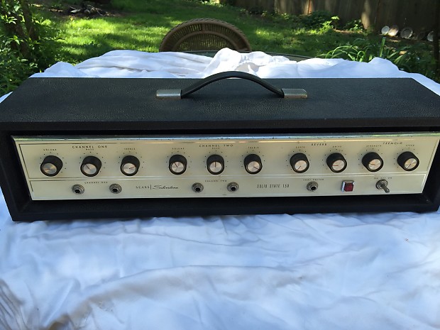 Silvertone Model 1465 Solid State 150 Guitar Head image 1