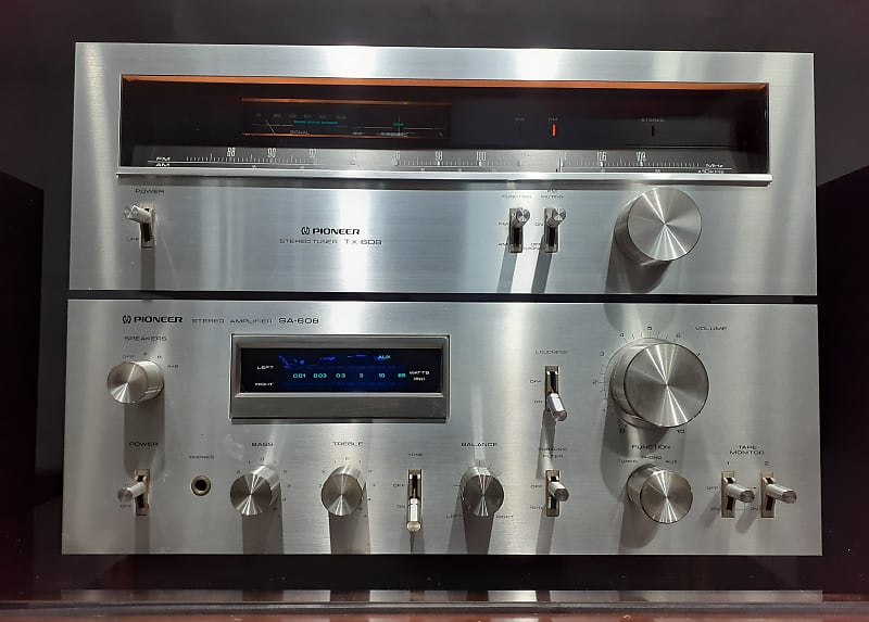 Pioneer Stereo Amplifier SA-608 and Tuner TX-608 Operational | Reverb