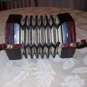 Tidder 20 Button Anglo Concertina 1890's? Rosewood image 2