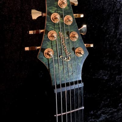 Grainger Guitars  Apollo 7 String, Lizard Green Seven String image 12