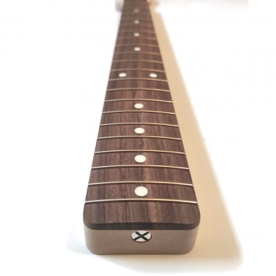 All Parts® neck for tele® 7.25" LBF maple rosewood 21 frets unfinished image 6