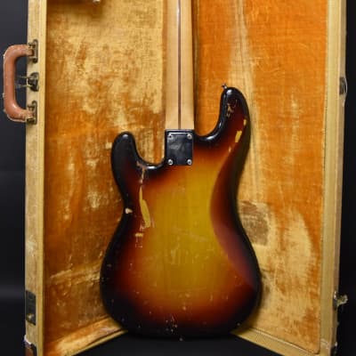 1958 Fender Precision Bass 3-Tone Sunburst Pre-CBS w/OHSC image 3