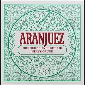 Aranjuez Classical Guitar Strings Concert Silver Set 400 Heavy Gauge image 1