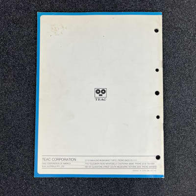 TEAC Tascam A-3300S/A-2300S Service Manual (Original) image 5