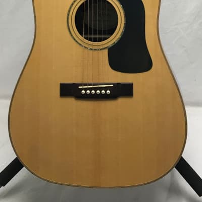 Washburn D10SCEDL Dreadnought Cutaway Acoustic-Electric Guitar Natural image 1