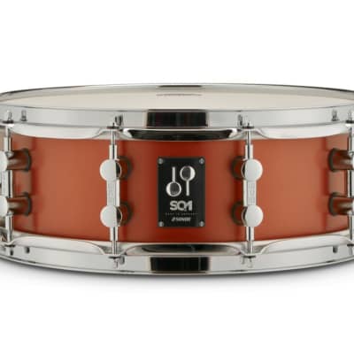 Sonor SQ1 Series 14"x5" Satin Copper Brown Birch Snare Drum | Worldwide Shipping | Authorized Dealer image 1