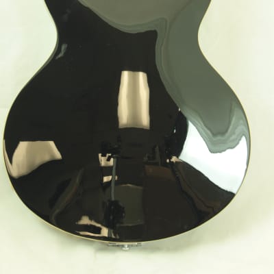 D'Angelico DAPDCSBKCTCB Premier DC Semi-Hollow Electric Guitar w/ Gig Bag, Black image 7