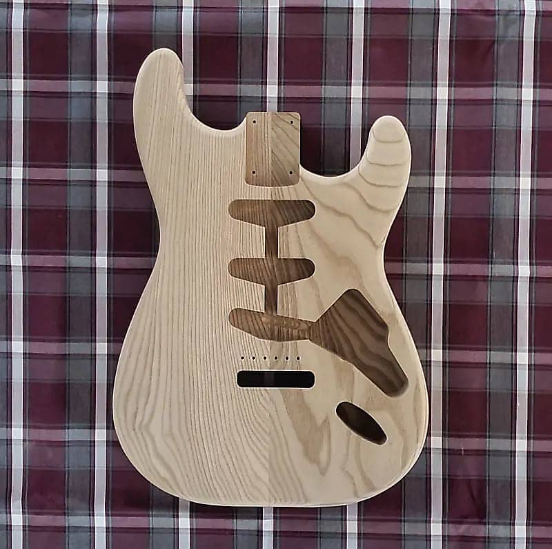 Woodtech Routing - 2 pc. Catalpa Stratocaster Body - Unfinished image 1