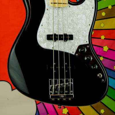 Fender U.S. Geddy Lee Jazz Bass, Maple Fingerboard, Black, USA image 6