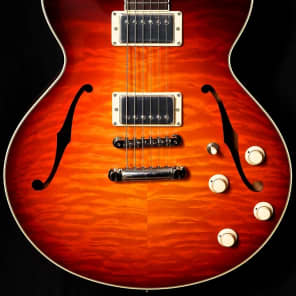 Collings Guitars I-35 Deluxe  Dark Cherry Sunburst image 2