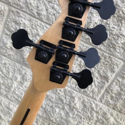 GAMMA Custom Bass Guitar H521-01, 5-String Kappa Model, Hamptons Blue image 9