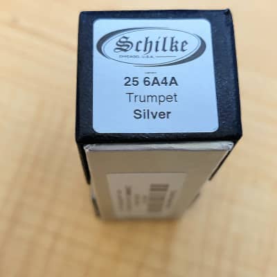 Schilke 6A4A Standard Series Trumpet Mouthpiece - Silver Plated image 2