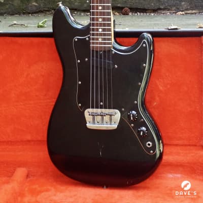 Fender Musicmaster 1978 Black Short Scale Vintage Electric Guitar Free Shipping 48 CONUS image 1