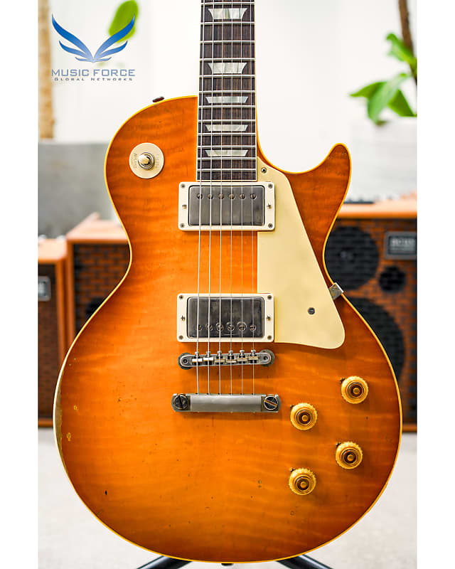 Gibson Custom Historic 1959 Les Paul Standard Reissue 'Tom Murphy Lab'  Heavy Aged-Golden Poppy Burst