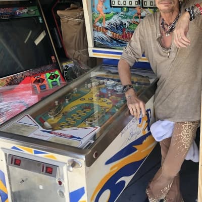Aerosmith, Steven Tyler's "Surf Champ" Vintage 1970s Pinball Machine. image 1