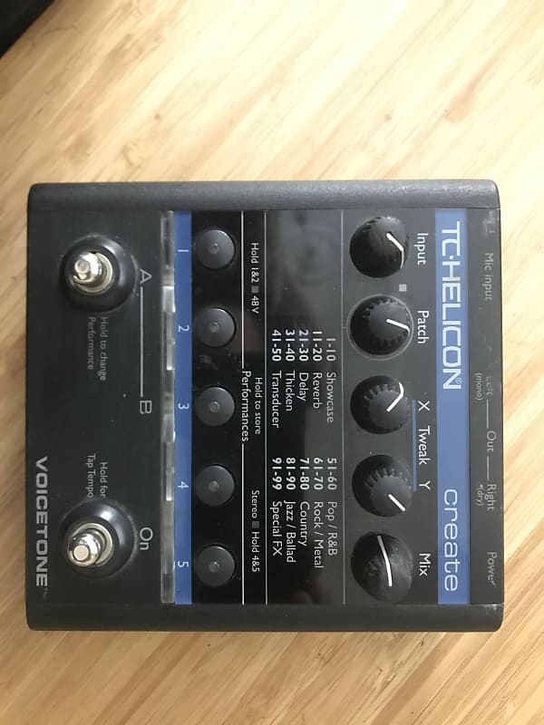 TC-Helicon VoiceTone Create XT Pedal | Sweetwater