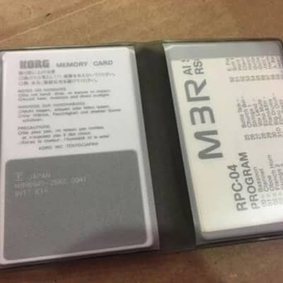 Korg Korg M1 and M3R Memory Cards RSC-4S *Used (AR088) image 4