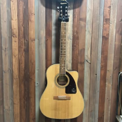 Epiphone EE2SNANH1 AJ-220SCE Acoustic Electric Guitar, Natural Finish for sale
